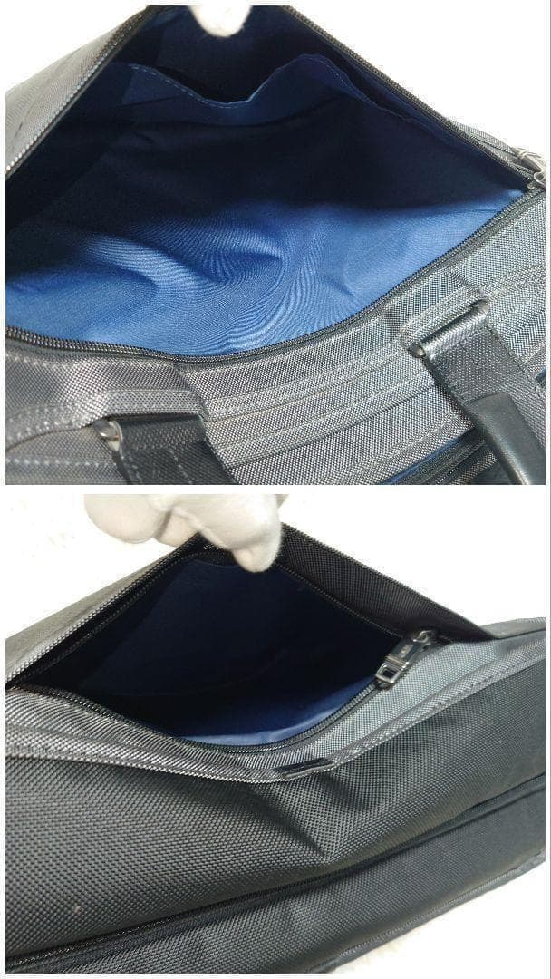 TUMI 拡張 2way ビジネスバッグ ショルダー グレー A4収納 多収納