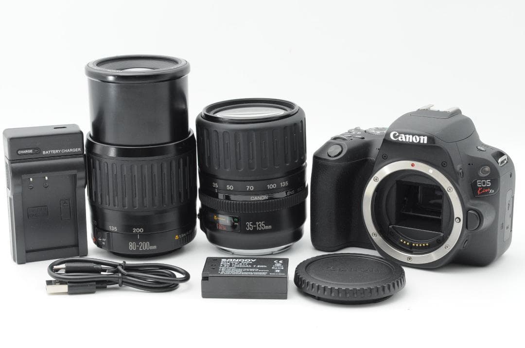◆ほぼ新品⑥◆冬SALE◆ Canon EOS Kiss x9 ダブルレンズ