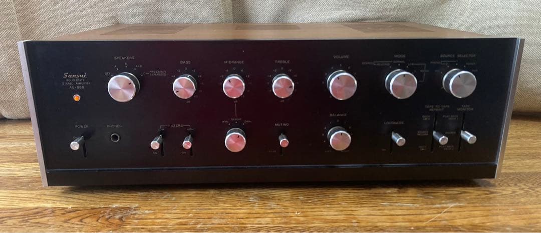【動作品】 SANSUI プリメインアンプ AU-888