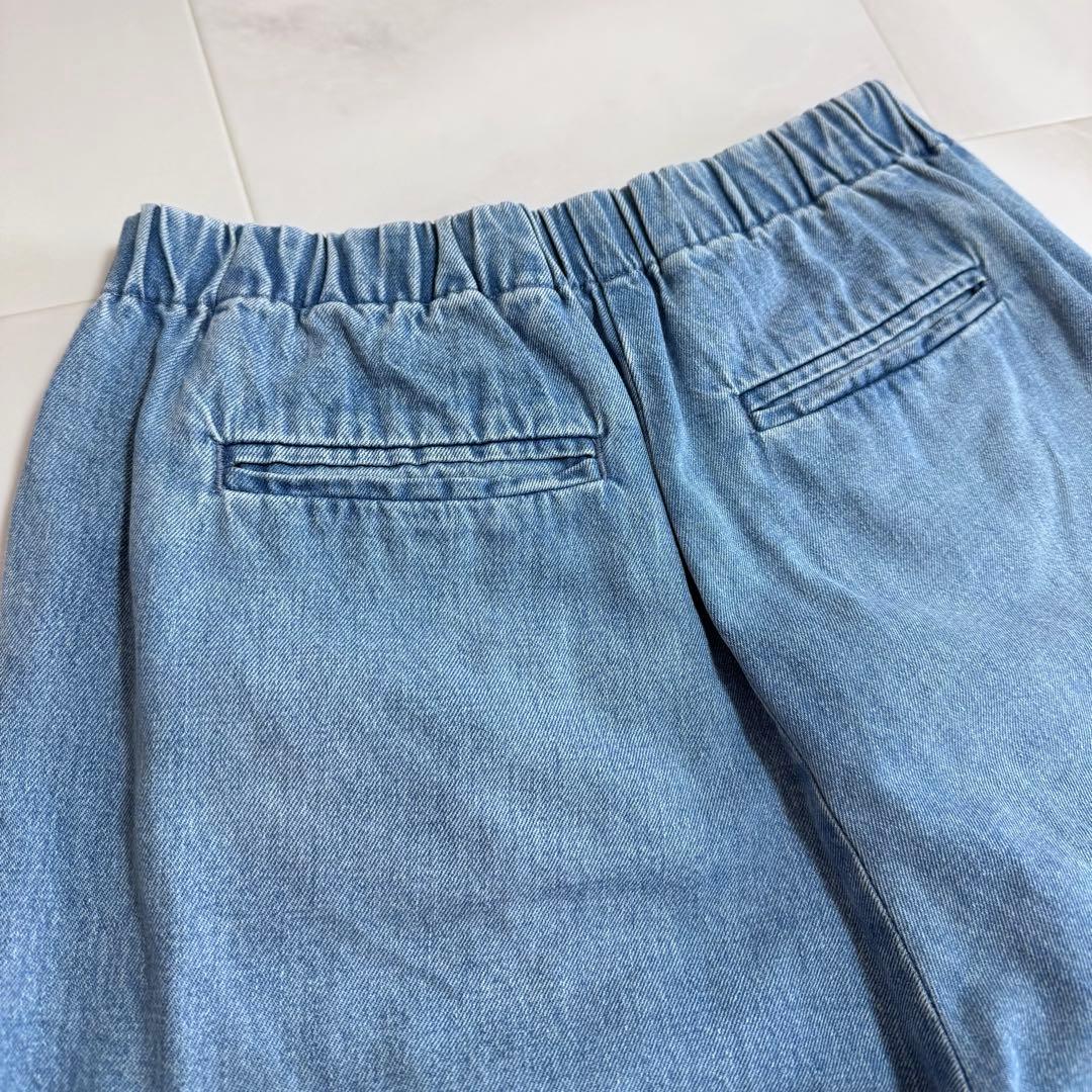 かぐれ フェードデニムイージーパンツ F
