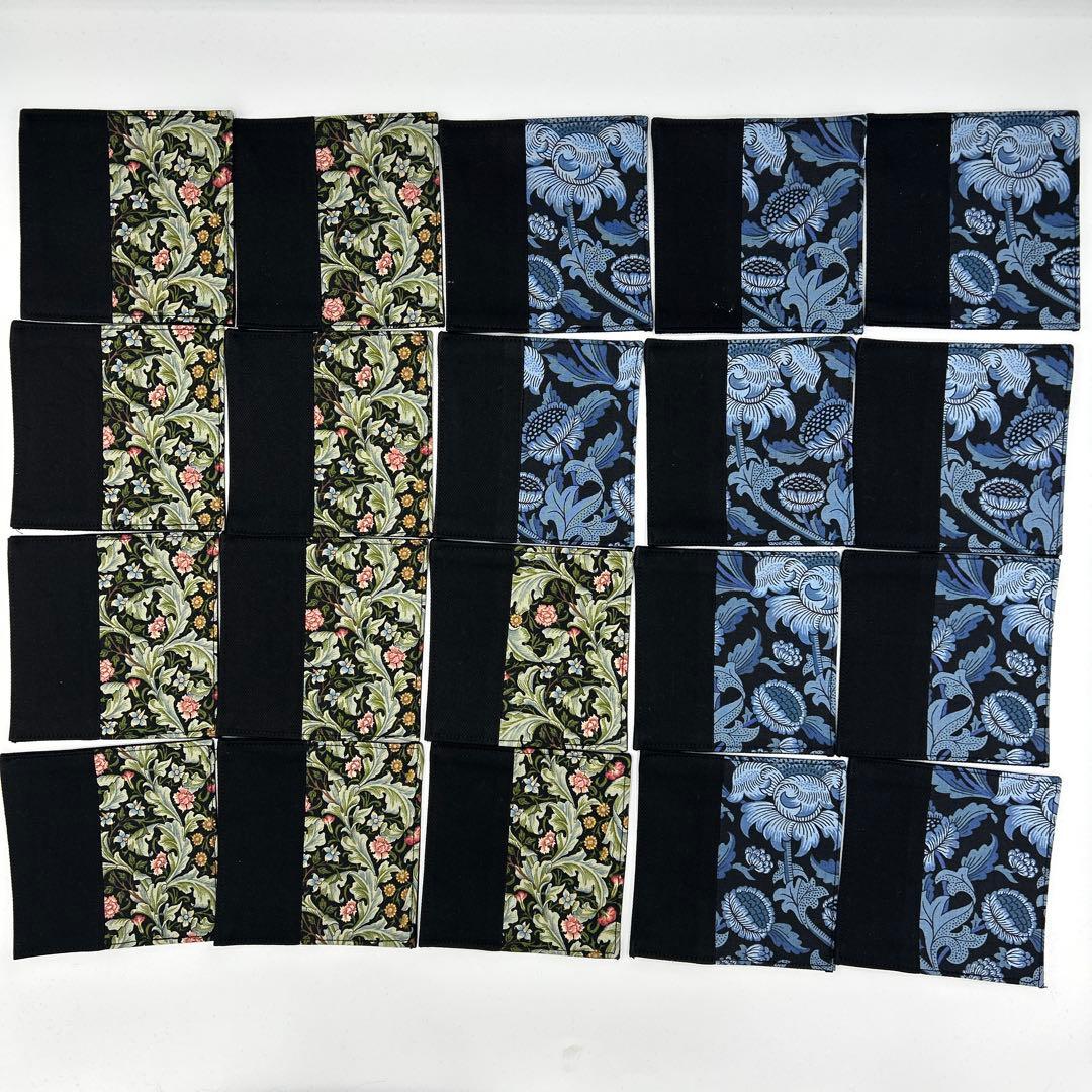 2314 ウィリアムモリス　コースター　200枚組　ハンドメイド