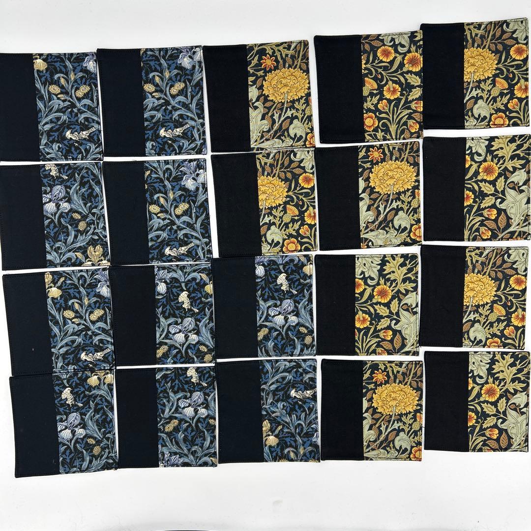 2314 ウィリアムモリス　コースター　200枚組　ハンドメイド