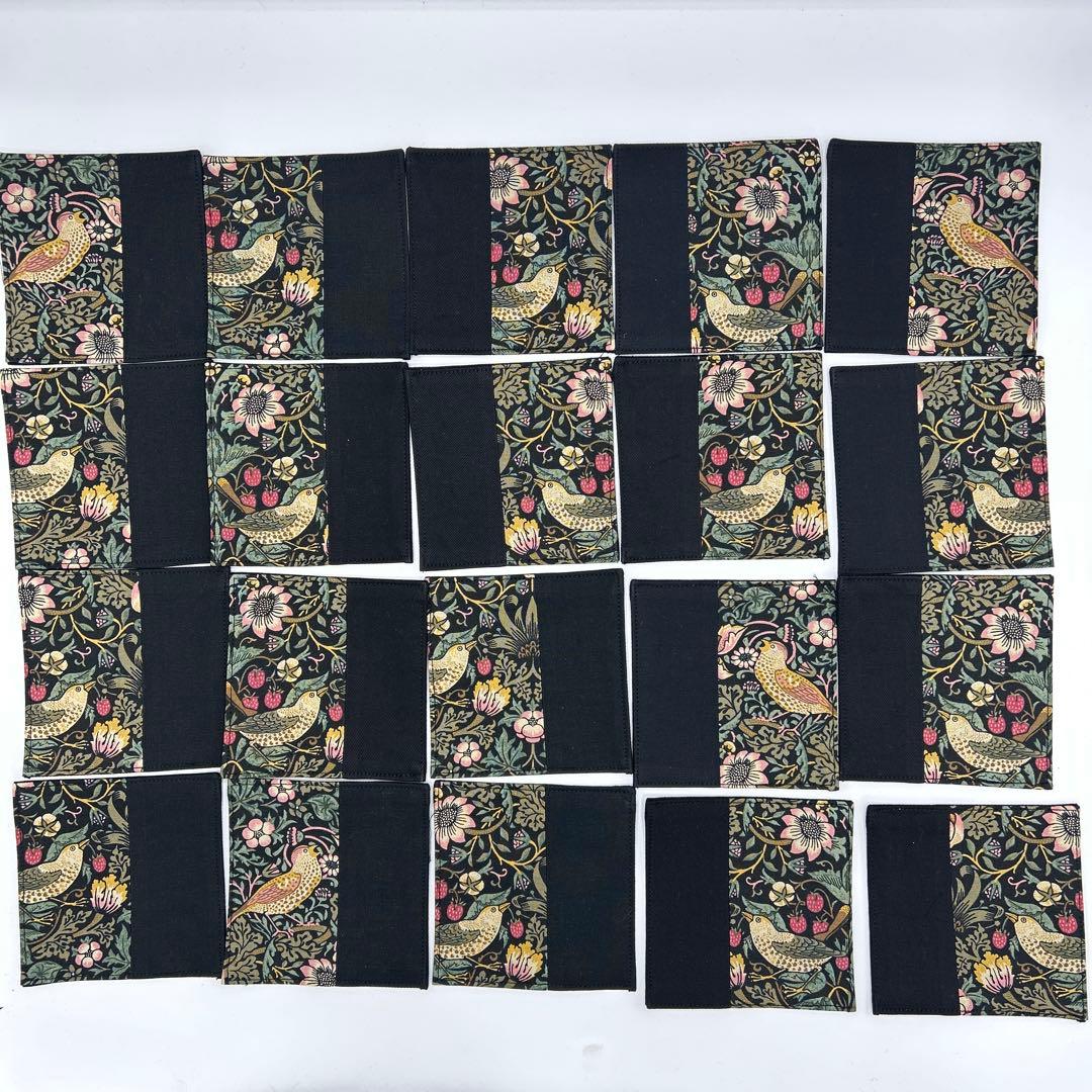 2314 ウィリアムモリス　コースター　200枚組　ハンドメイド