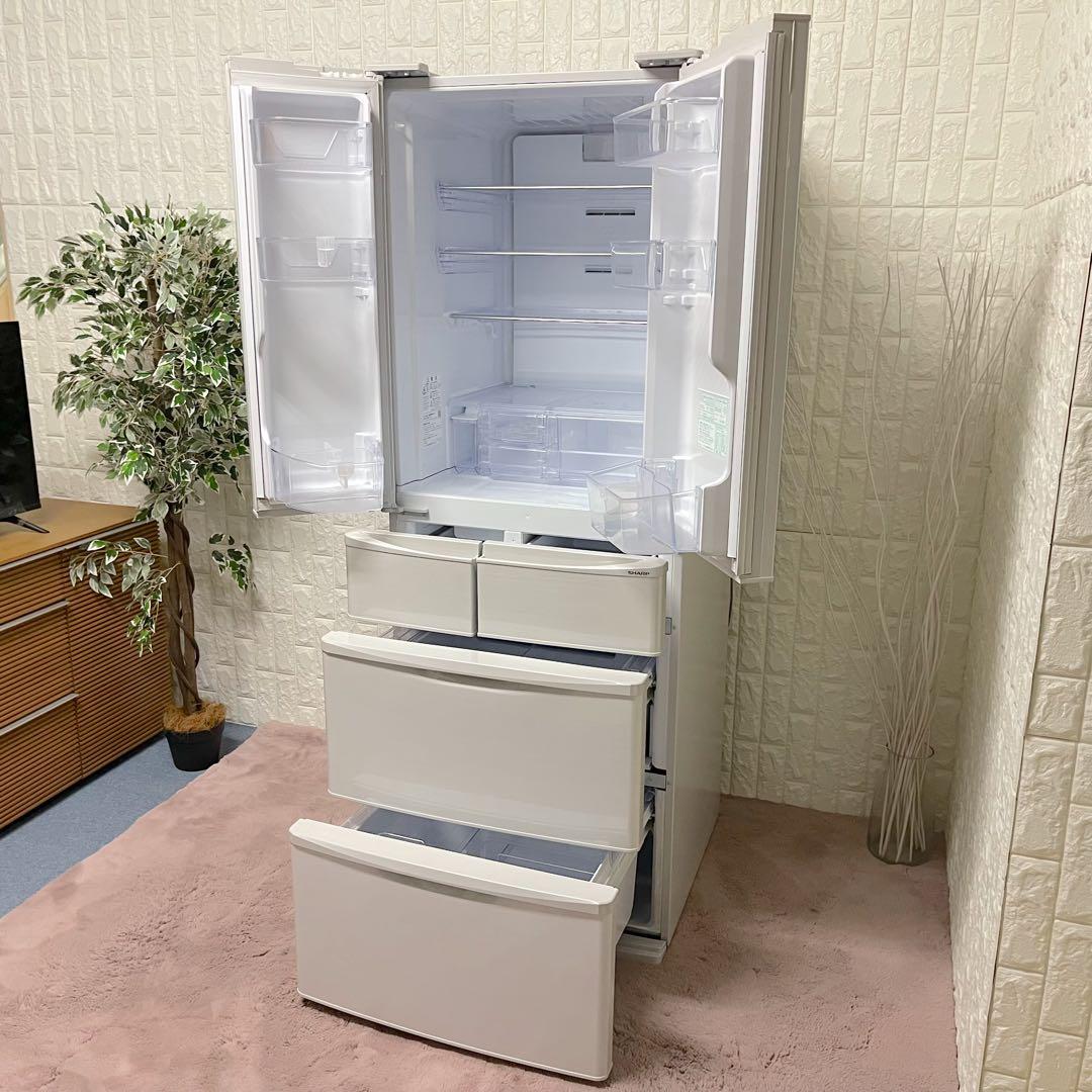 地域限定配送無料✨設置まで❗️冷蔵庫　シャープ　SJ-P461D-H 美品
