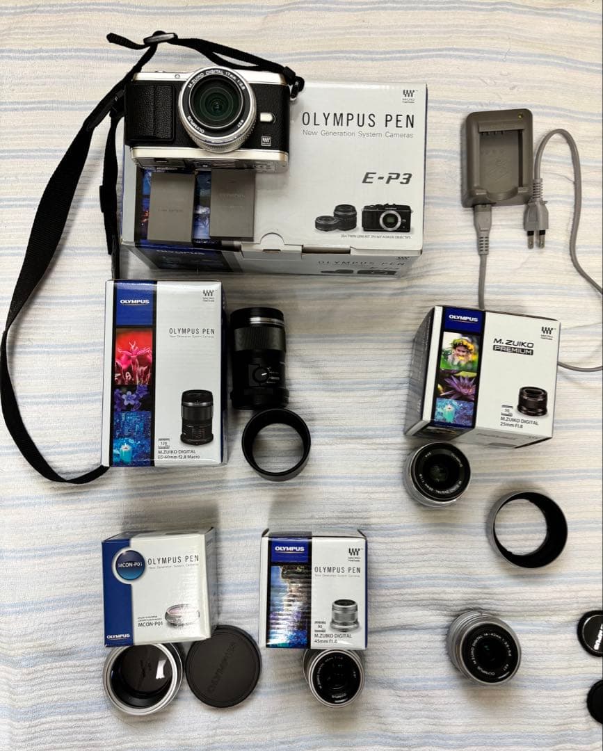 OLYMPUS ミラーレス一眼 PEN E-P3 ツインレンズキット＋α
