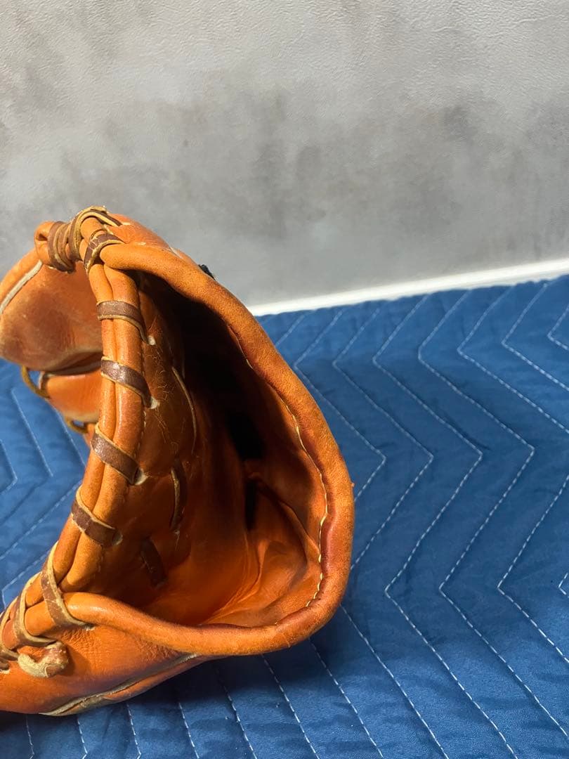 Mizuno Training 硬式グローブ オレンジ　ミズノ　赤カップ