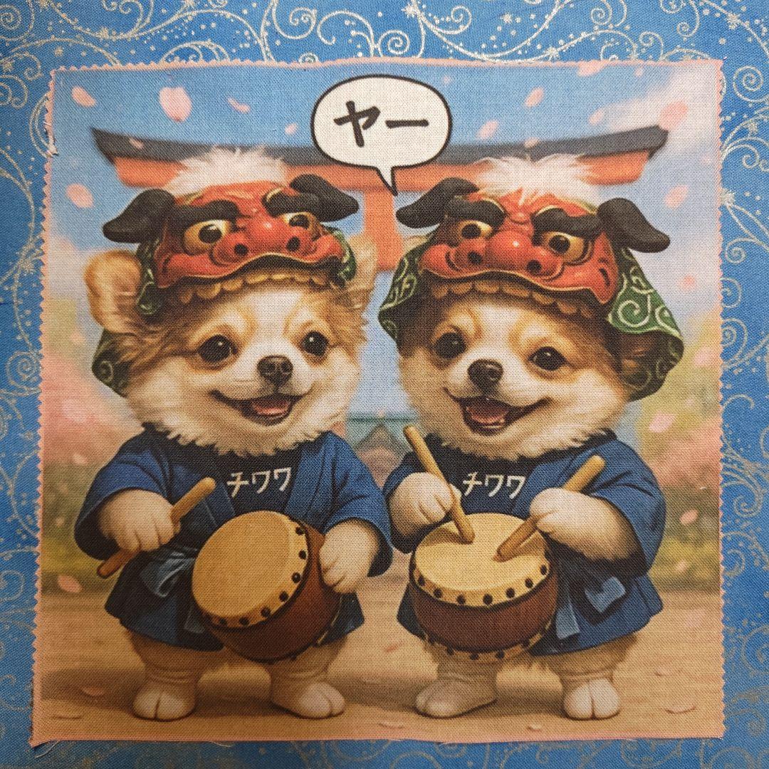 黒ねこ専用　パネル　チワワちゃん柄　45枚