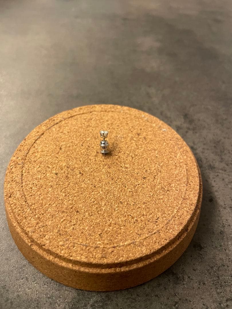 ＰＴ天然ダイヤモンドピアス（片耳用） ユニセックス