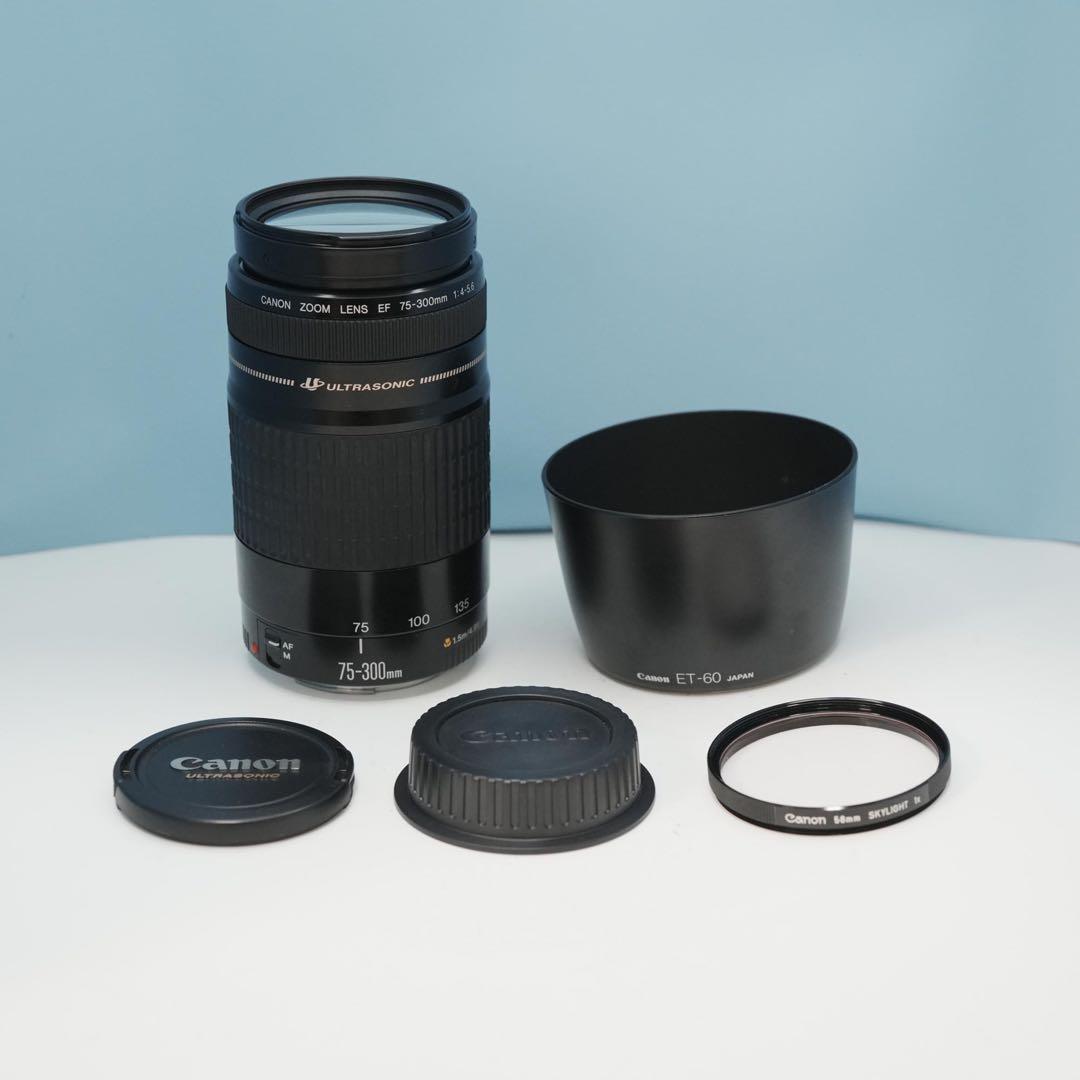 Canon純正 75-300mm 望遠レンズ 美品 a4572