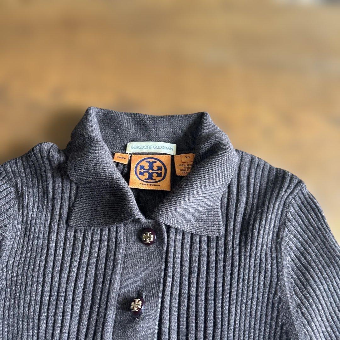 トリバーチ×バーグドルフ　襟付きプルオーバー ニット