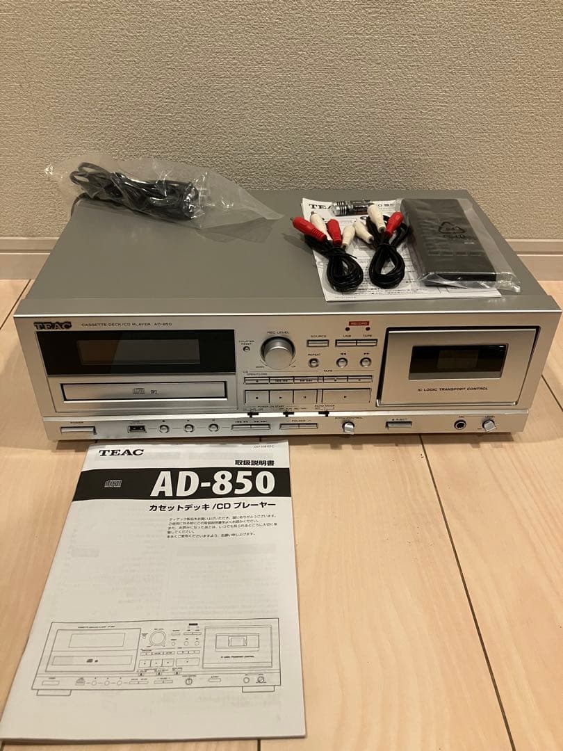 しゅうひろ　新品！TEAC AD-850 カセットデッキ CDプレーヤー