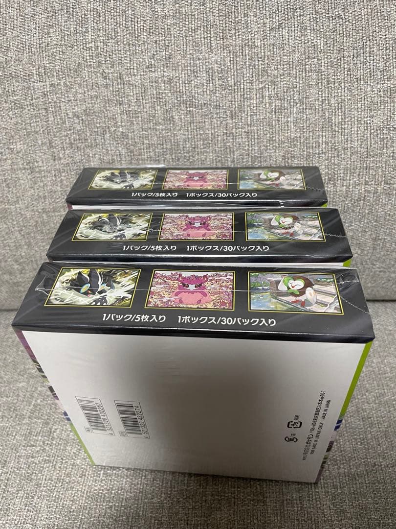ムニキスゼロ シュリンク付き 3box ポケモンカード