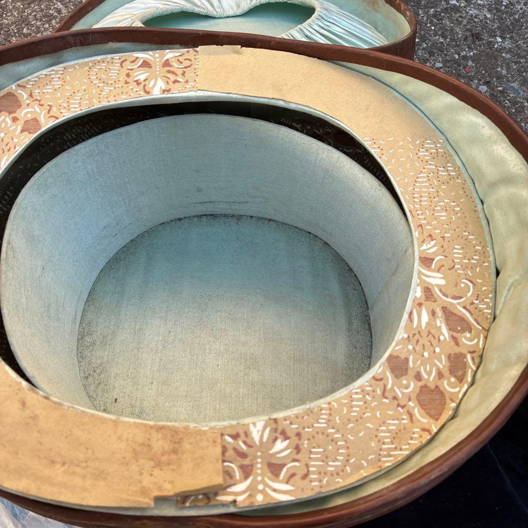 専用専用専用 イギリスアンティークレザーハットケース帽子GLYN&Coビンテージ