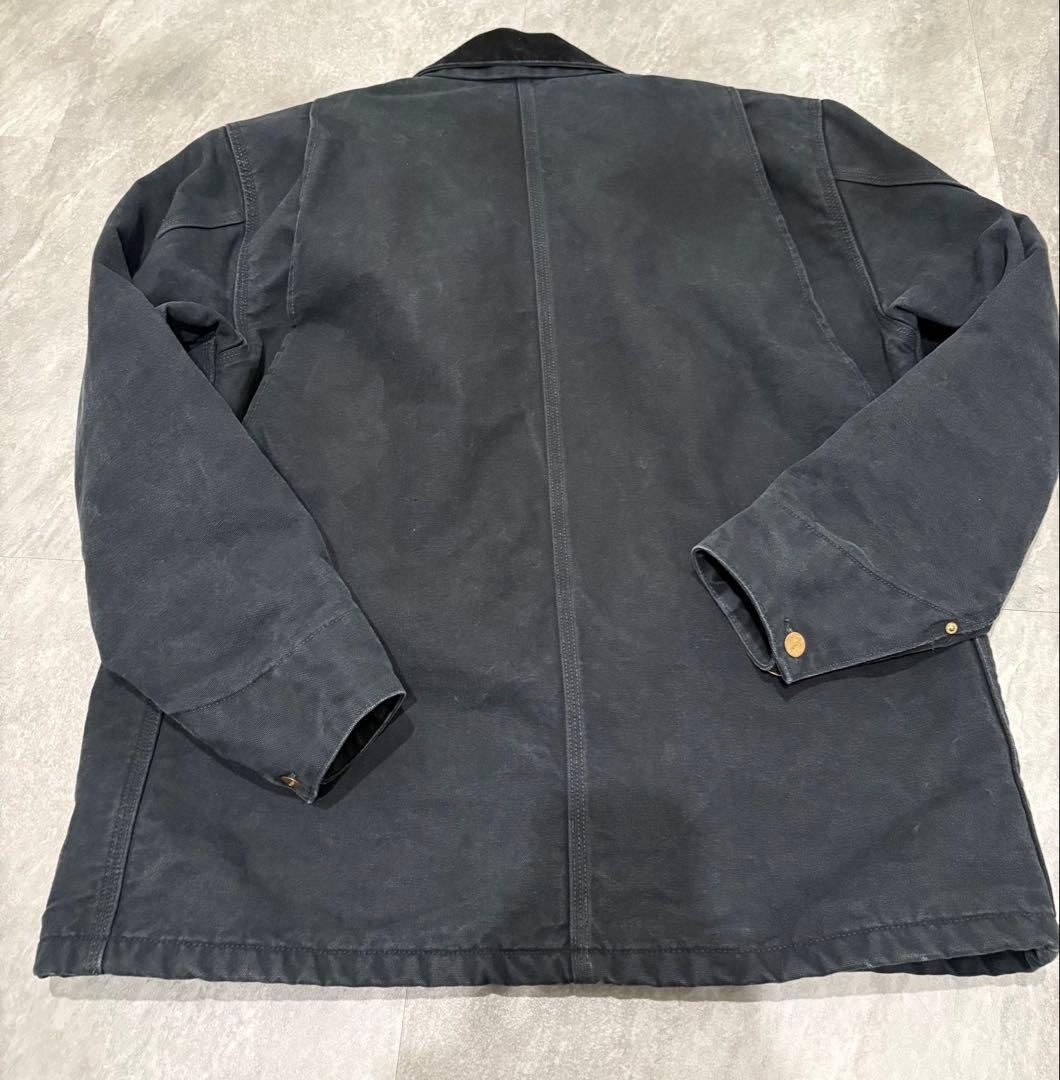 カーハート　ミシガンチョアコート　カバーオール　ブラック　L