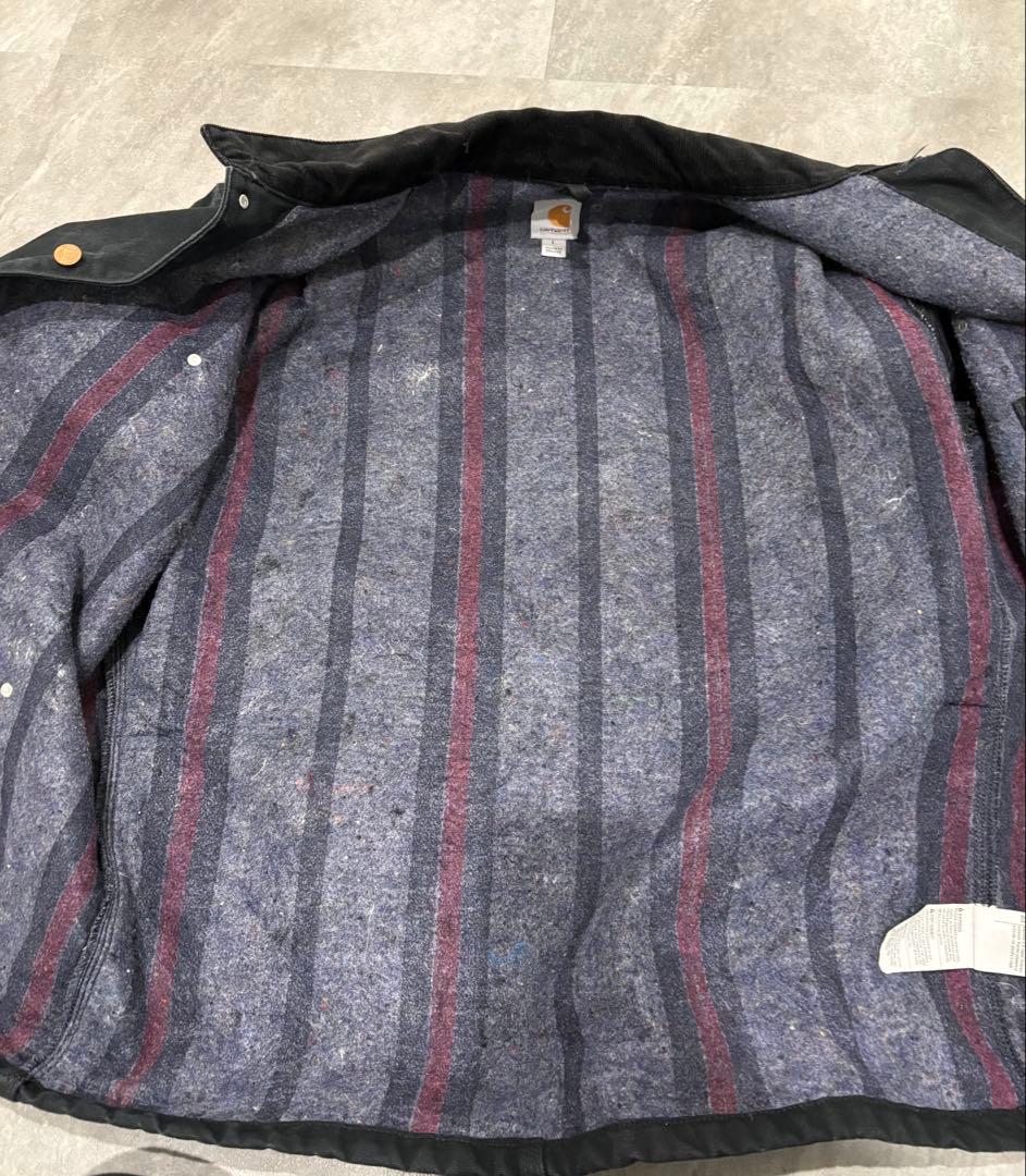 カーハート　ミシガンチョアコート　カバーオール　ブラック　L