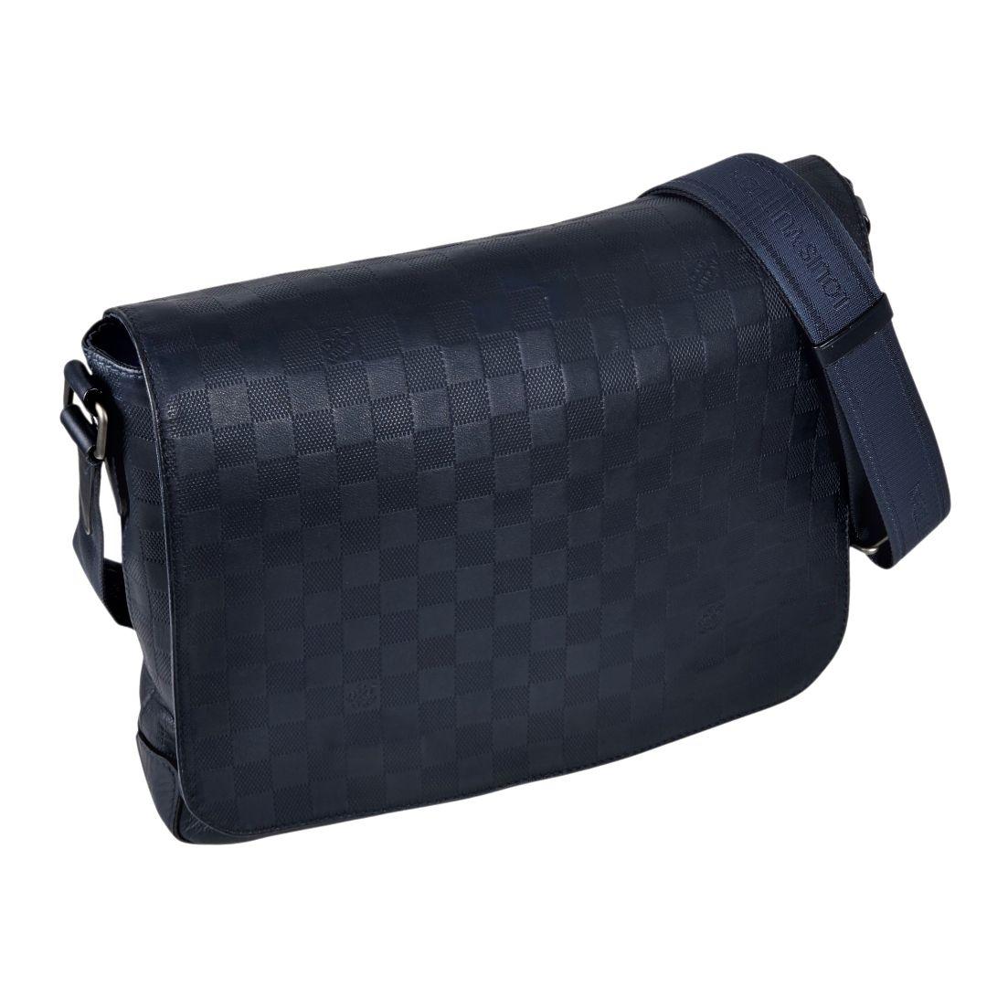 美品 ルイヴィトン ダミエ アンフィニ ディストリクト メッセンジャーバッグ