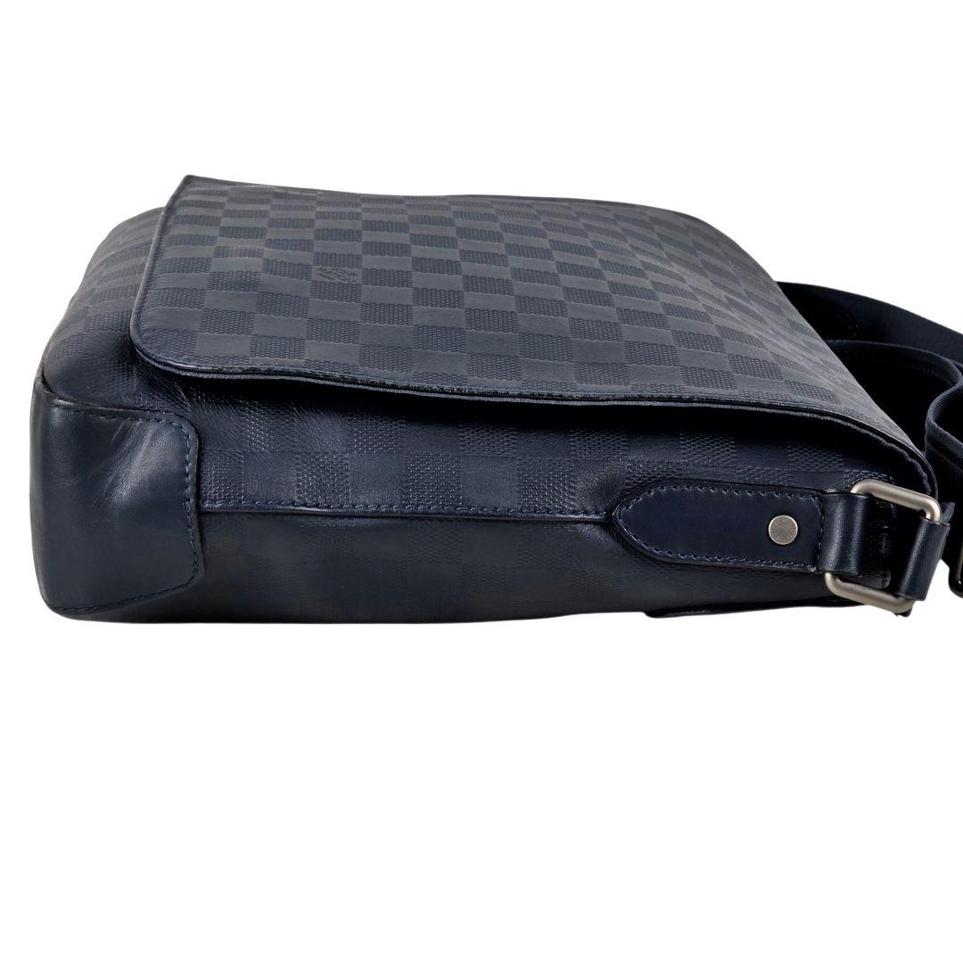 美品 ルイヴィトン ダミエ アンフィニ ディストリクト メッセンジャーバッグ