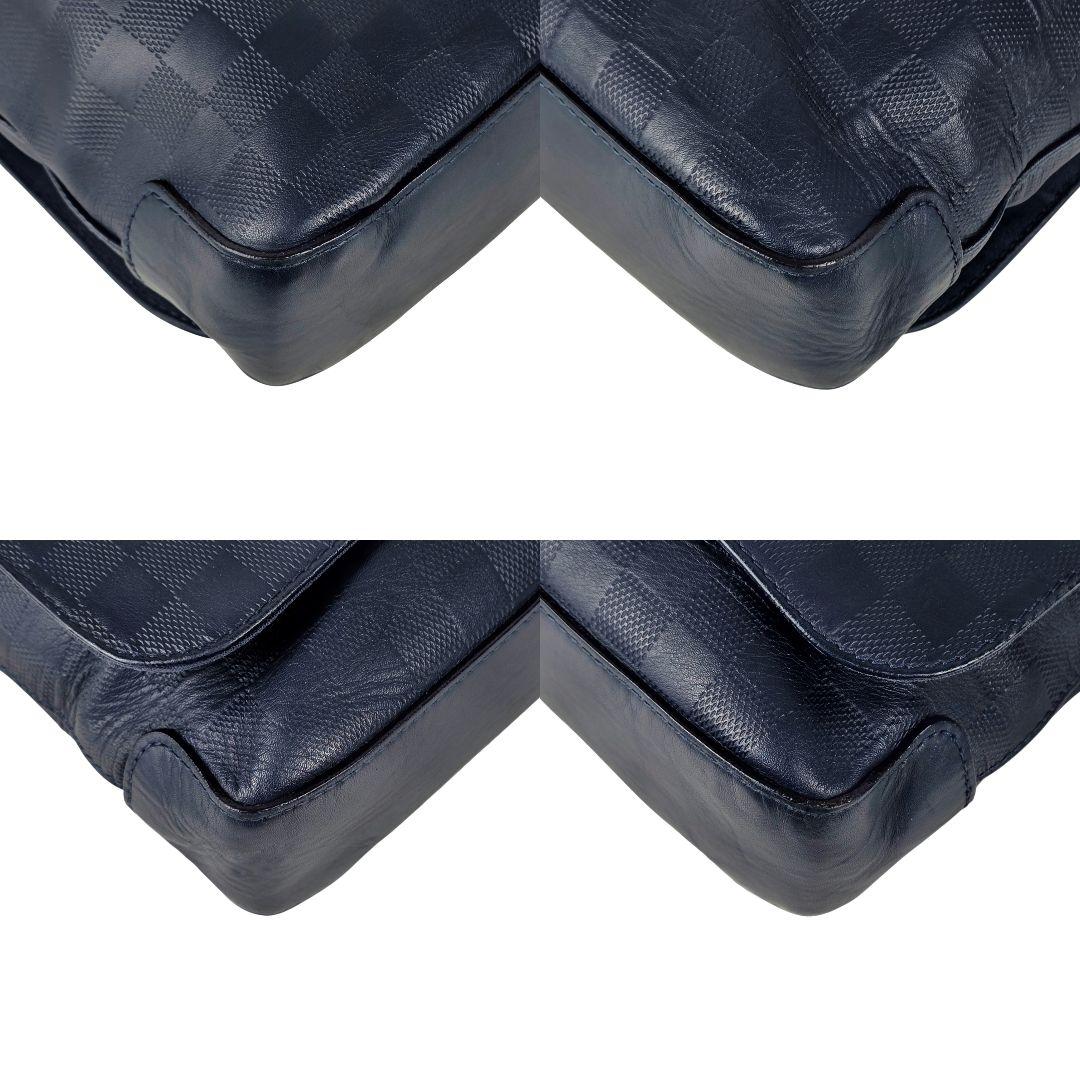 美品 ルイヴィトン ダミエ アンフィニ ディストリクト メッセンジャーバッグ