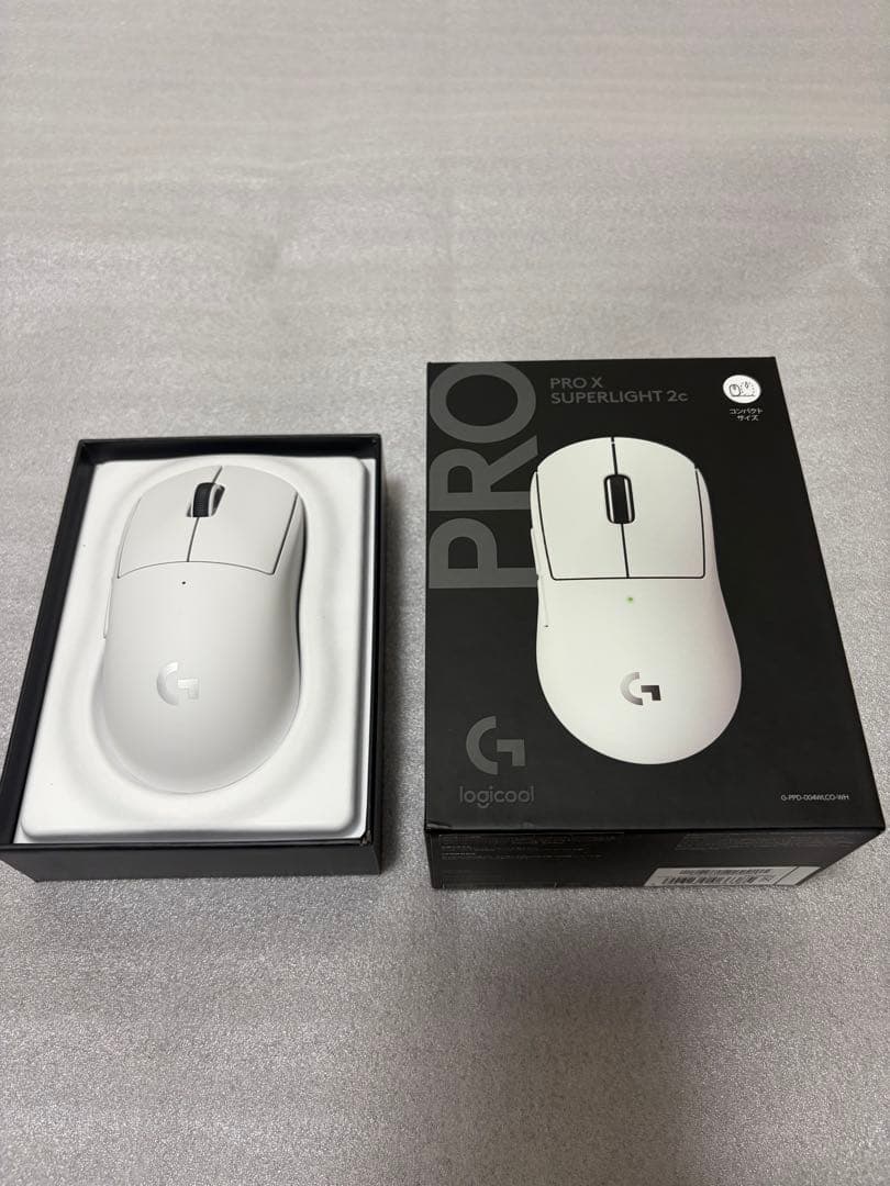 【美品】Logicool G PRO X SUPERLIGHT 2c ホワイト