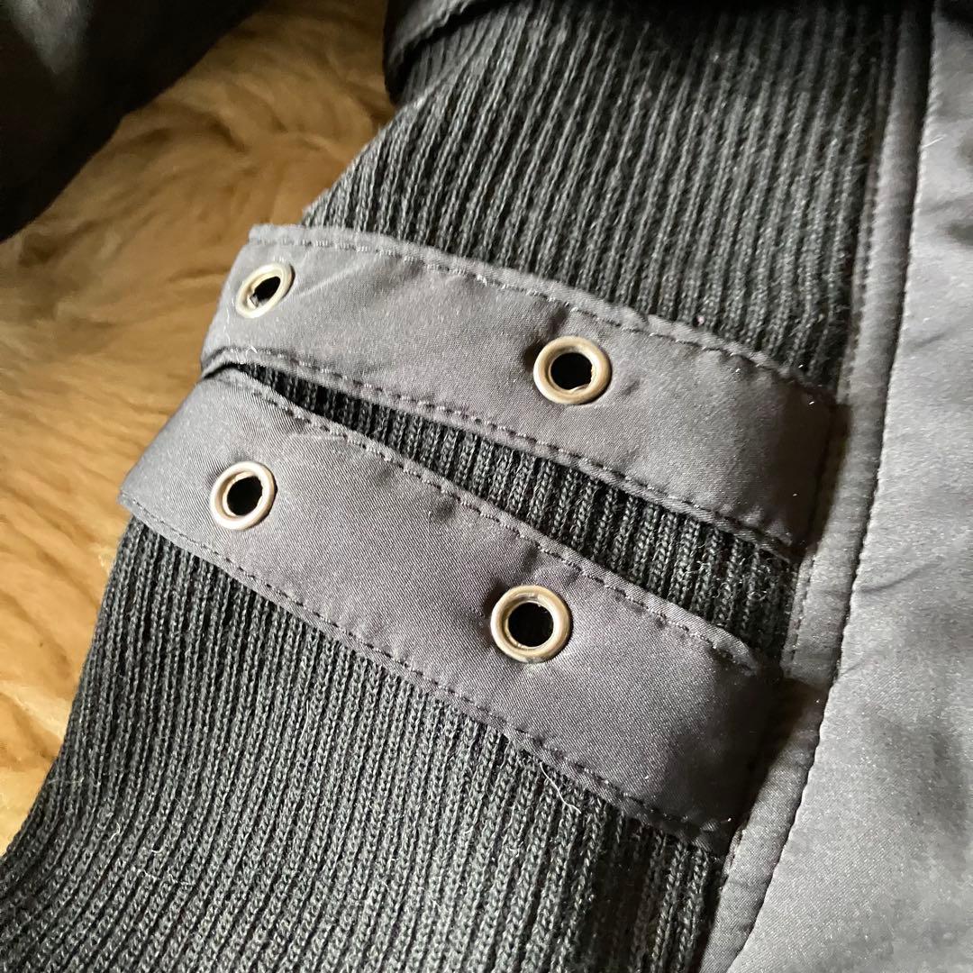 Y2K90s00sarchiveファーギミックモッズコート平成ギャルb-girl