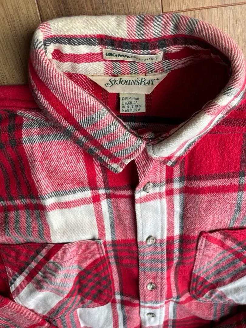 70s BIG MAC フランネルシャツ チェックJCPenney ヴィンテージ
