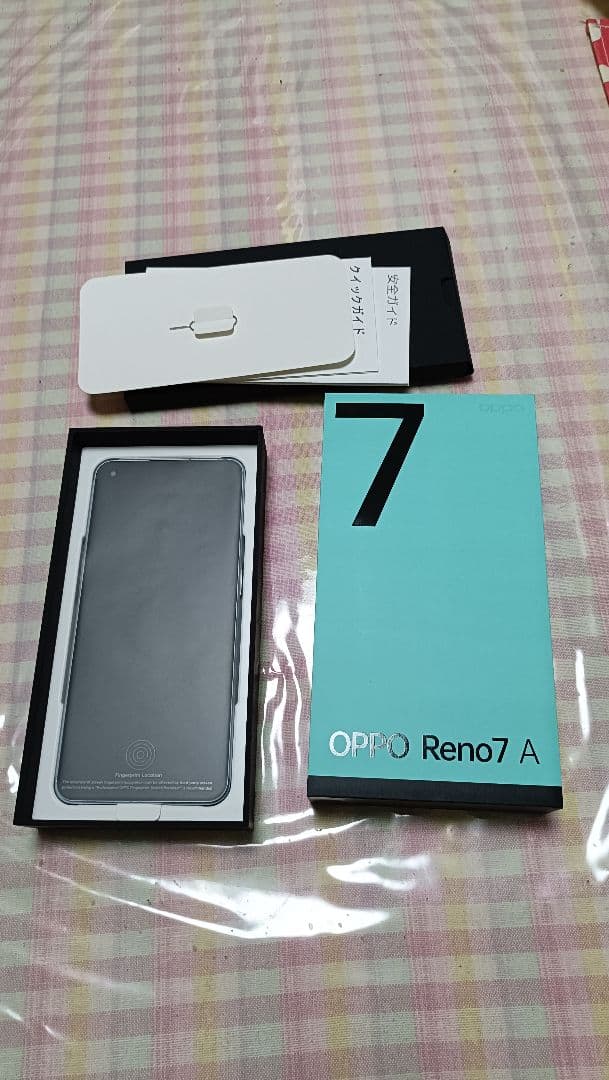 【中古】【美品】OPPO Reno7 A ドリームブルー
