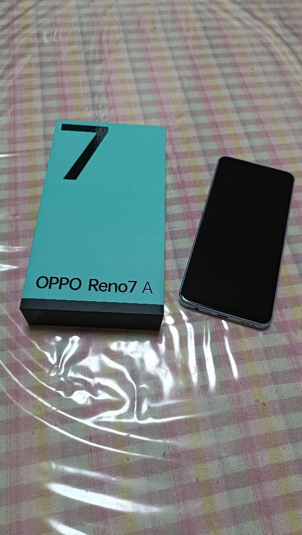 【中古】【美品】OPPO Reno7 A ドリームブルー