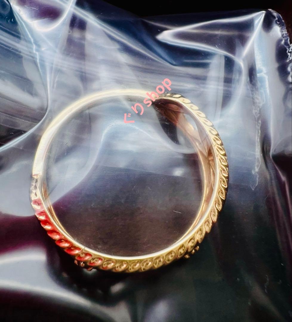 agete k10 YG ダイヤモンド 透かし リング　　13号