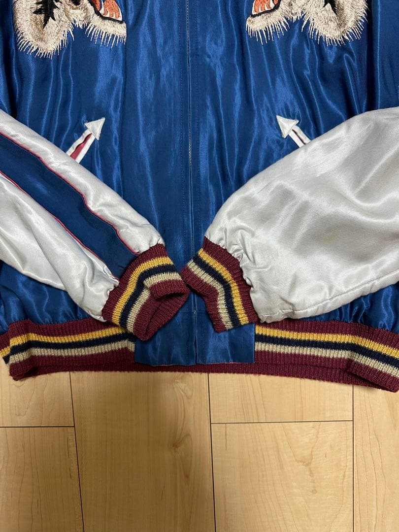 テーラー東洋 スカジャン TT11781 M 虎 舞妓 リバーシブル サテン