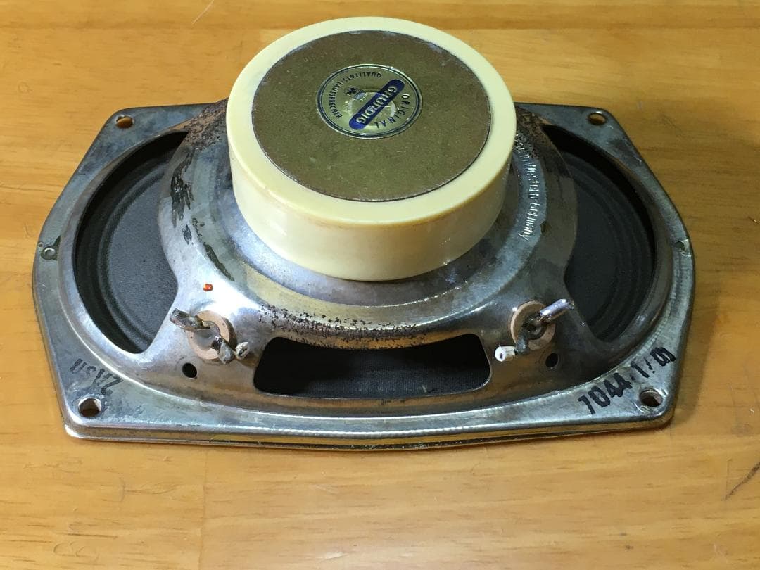 Grundigビンテージ105x155mm口径フルレンジユニット7044/1ペア