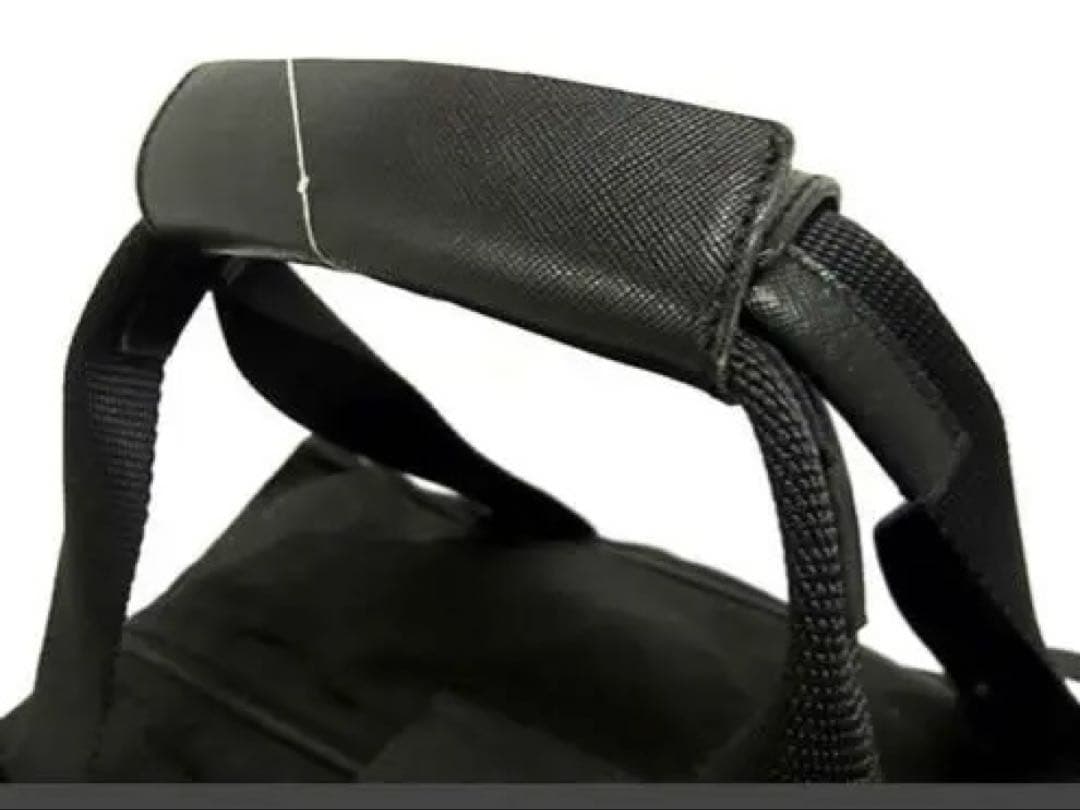 PRADA プラダ テスートナイロン×レザー ハンドバッグ ボストン ブラック