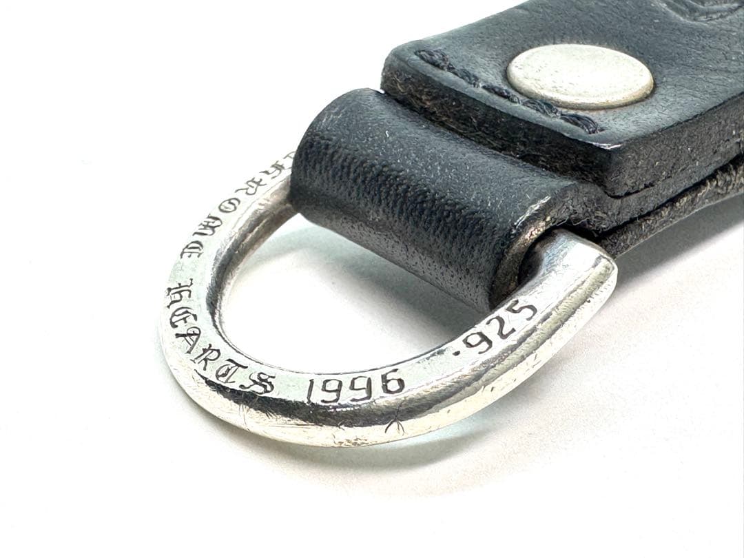 クロムハーツ Dリング ベルトループ クロスボール 925 シルバー レザー