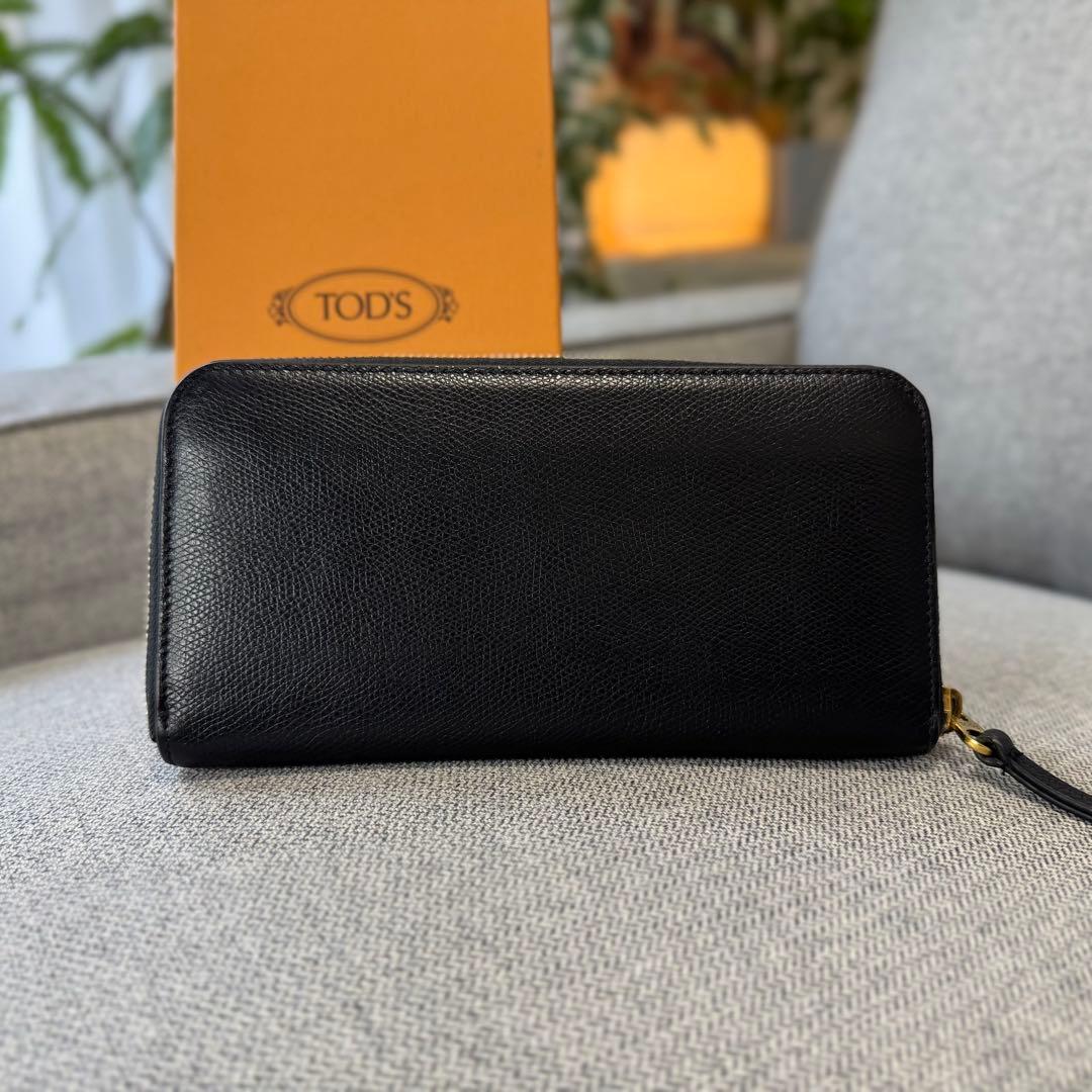 TOD'S トッズ ラウンドファスナーウォレット 長財布