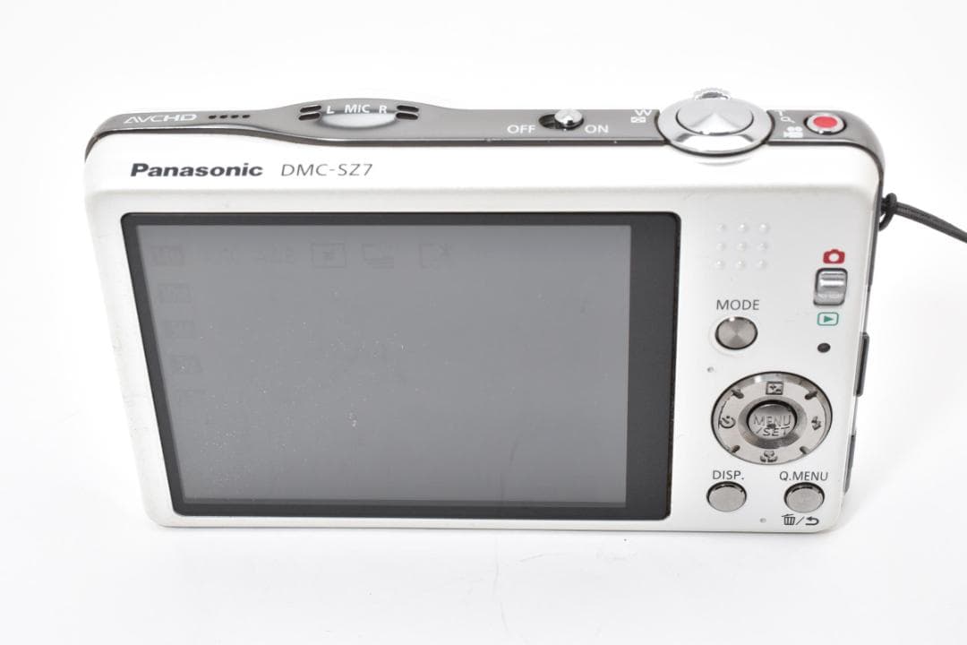 ★美品★Panasonic LUMIX DMC-SZ7 ホワイト コンデジ