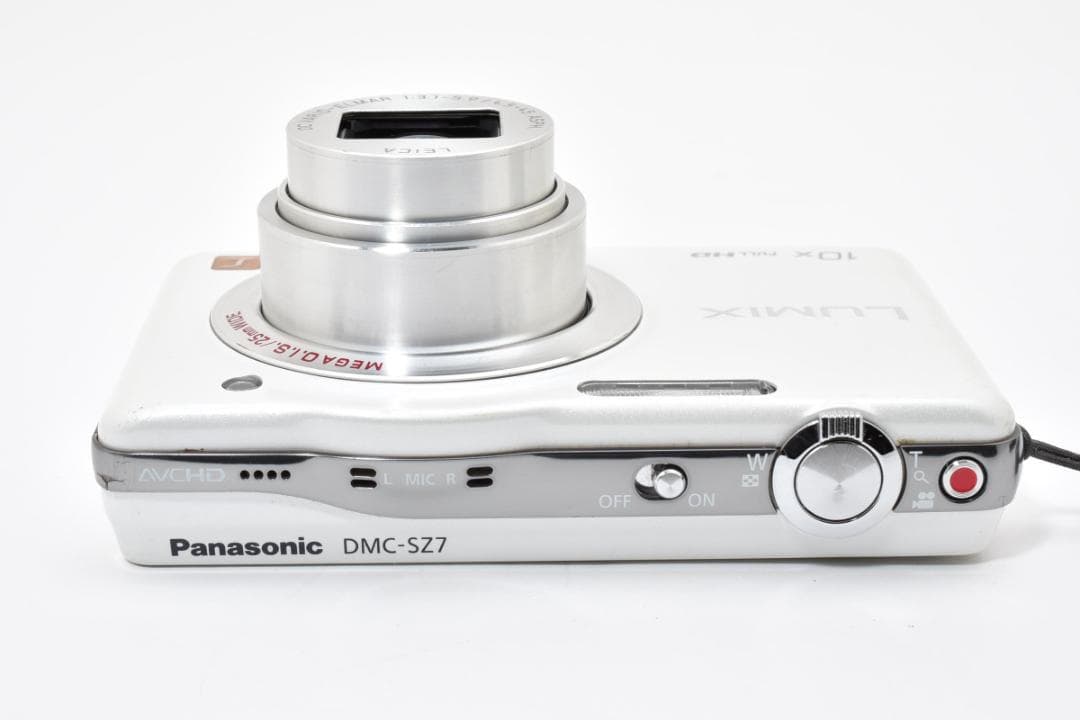★美品★Panasonic LUMIX DMC-SZ7 ホワイト コンデジ