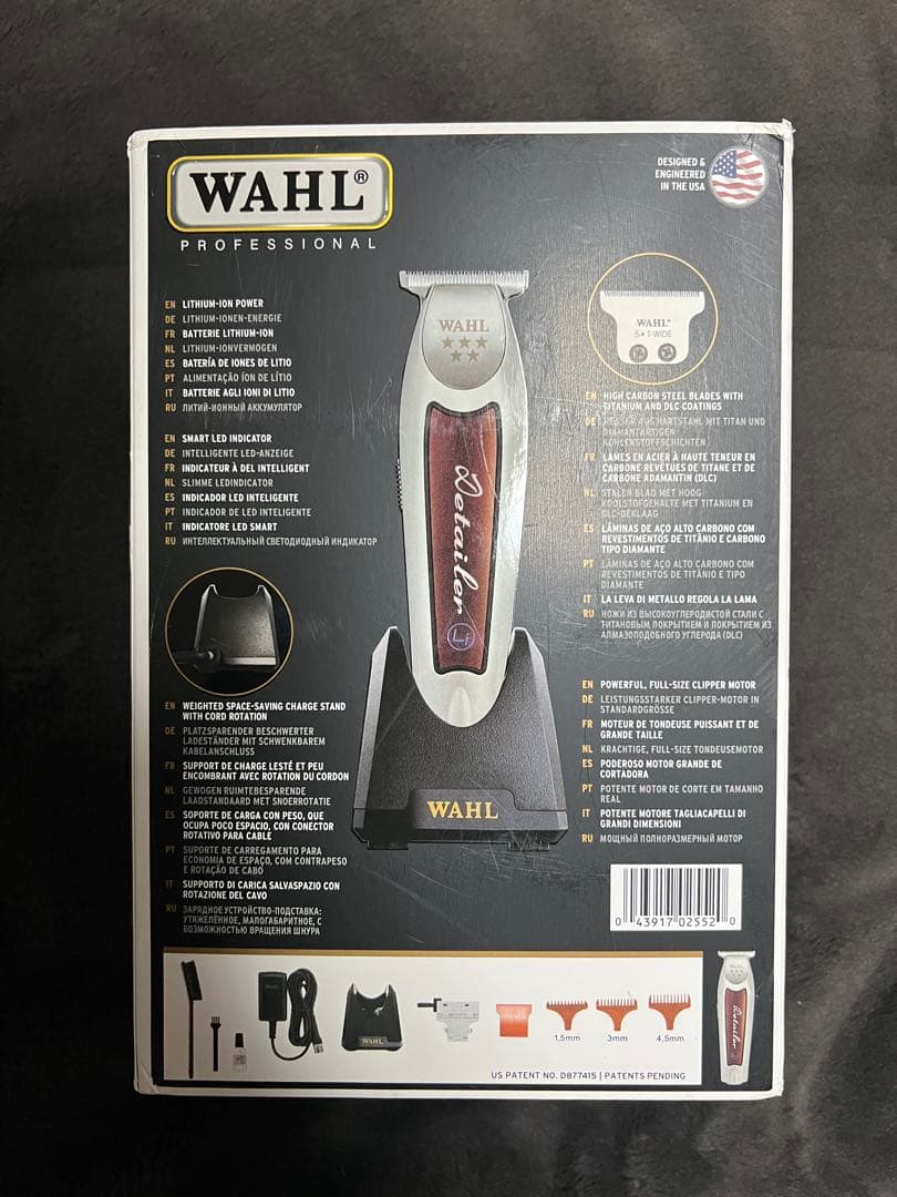 WAHL5star コードレス ディテイラー Li ウォール　シルバー
