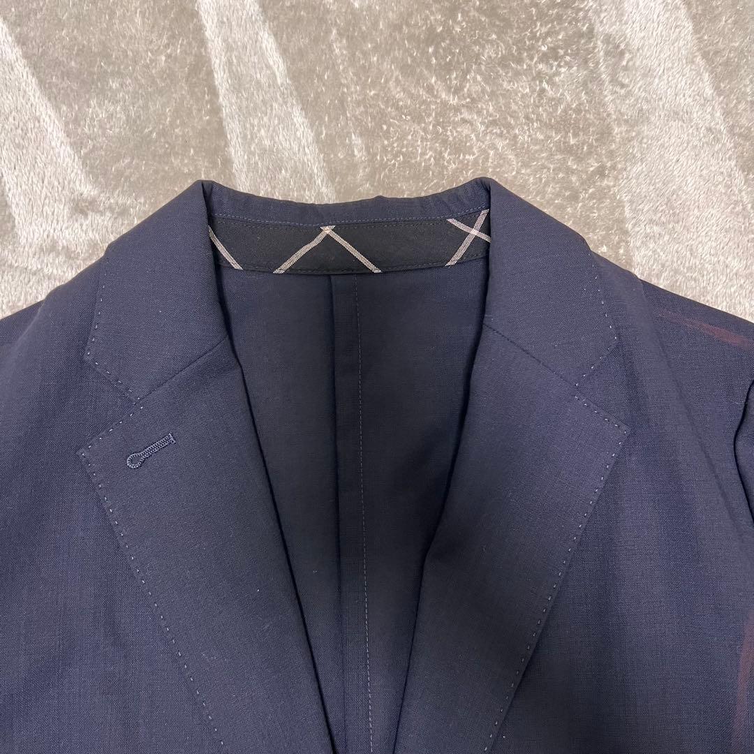 近年モデル Paul Smith パンツスーツ 大きいサイズ ネイビー 夏