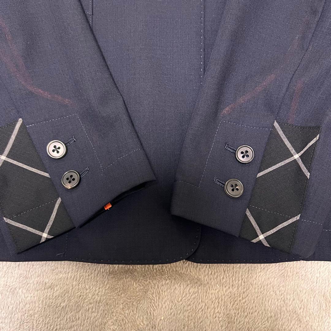 近年モデル Paul Smith パンツスーツ 大きいサイズ ネイビー 夏