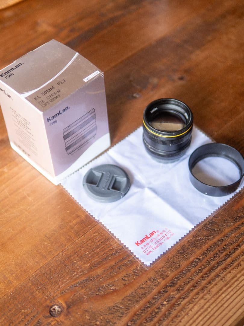 最終値下げ! 美品 KAMLAN 50mm F1.1 (マイクロフォーサーズ用)