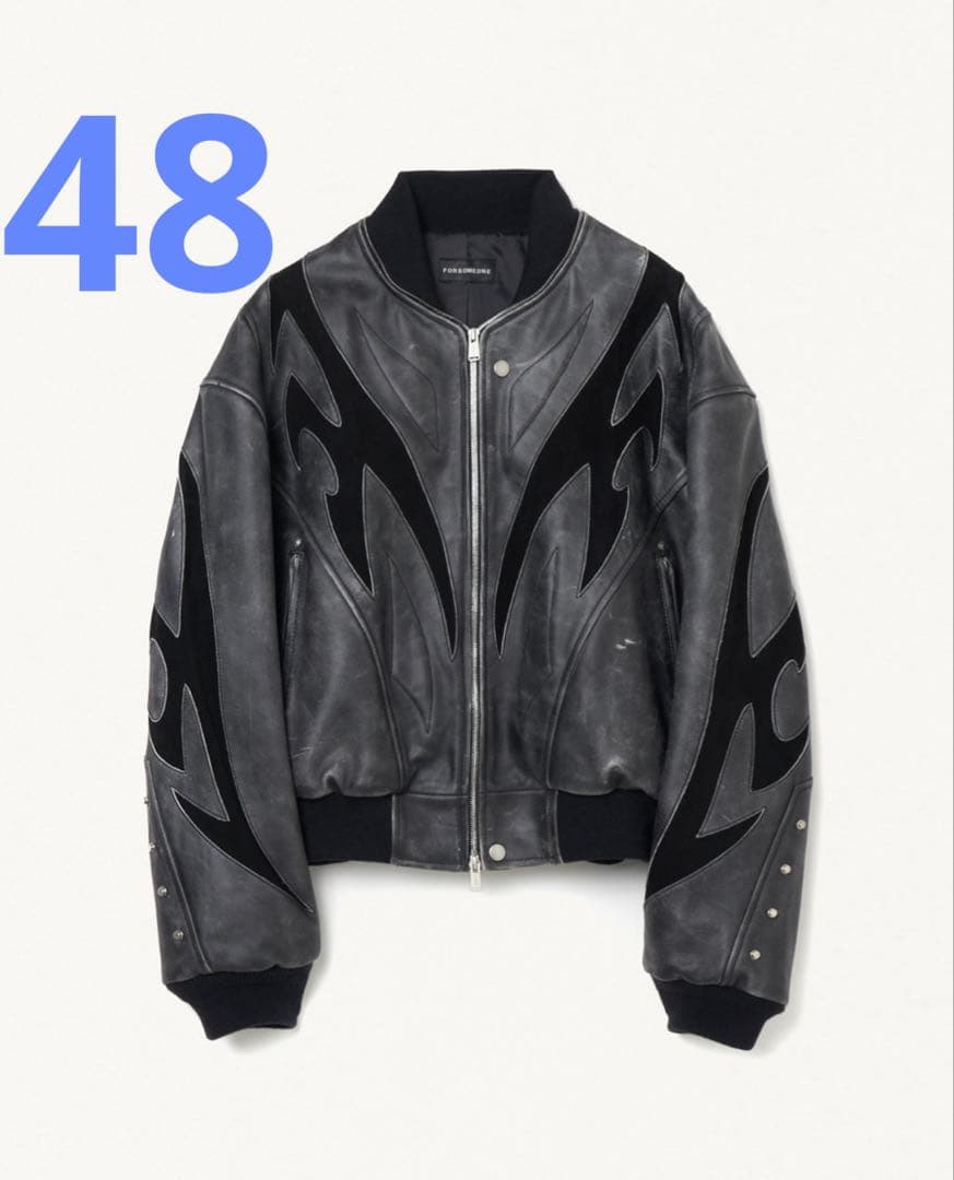 forsomeone FLAME BOMBER JACKET ジャケット