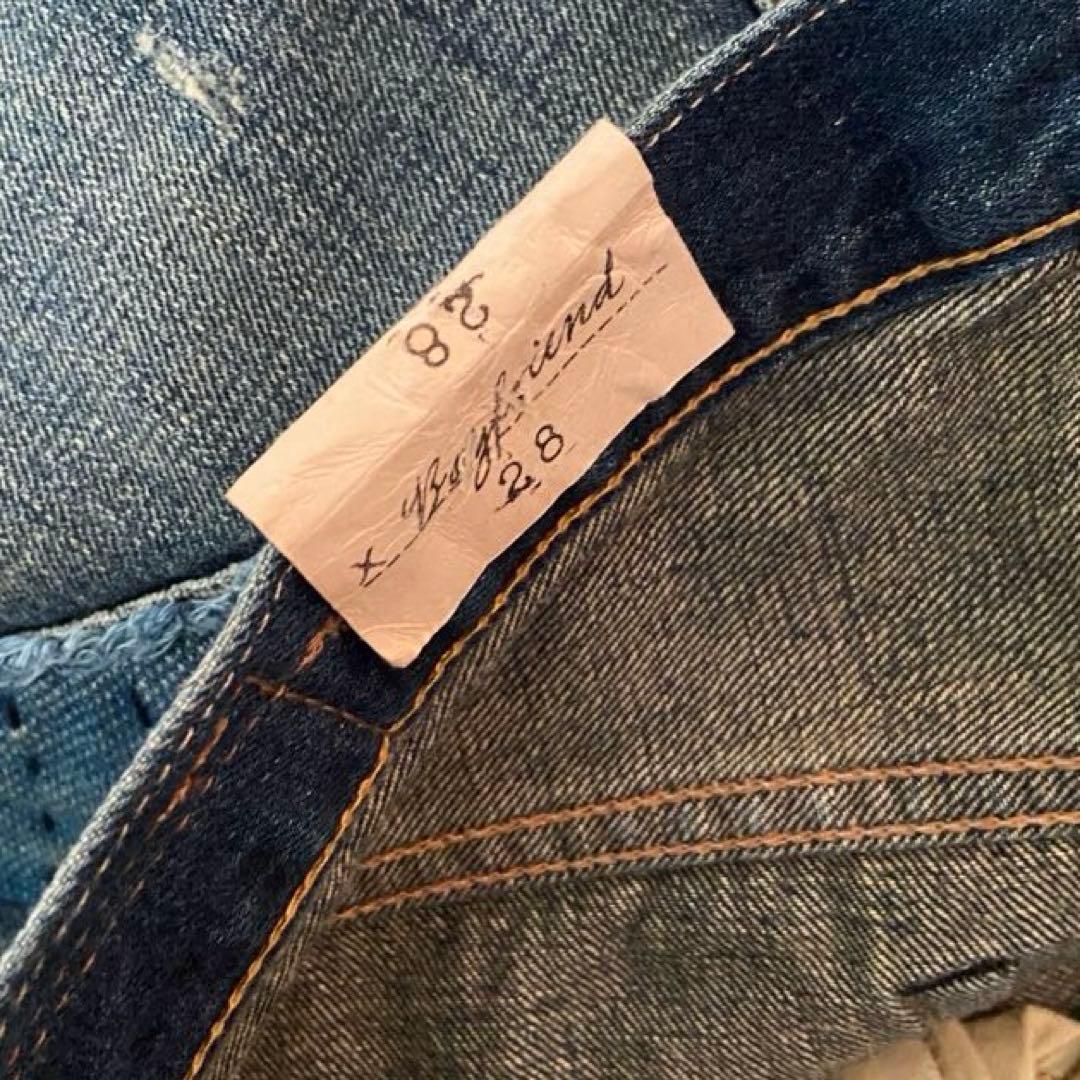 デニムアンドサプライラルフローレン パッチワークボーイフレンドデニム 28インチ