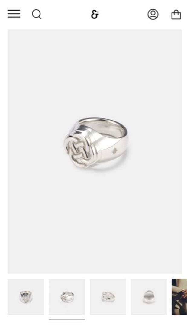 here's OUROBOROS SIGNET RING 13号