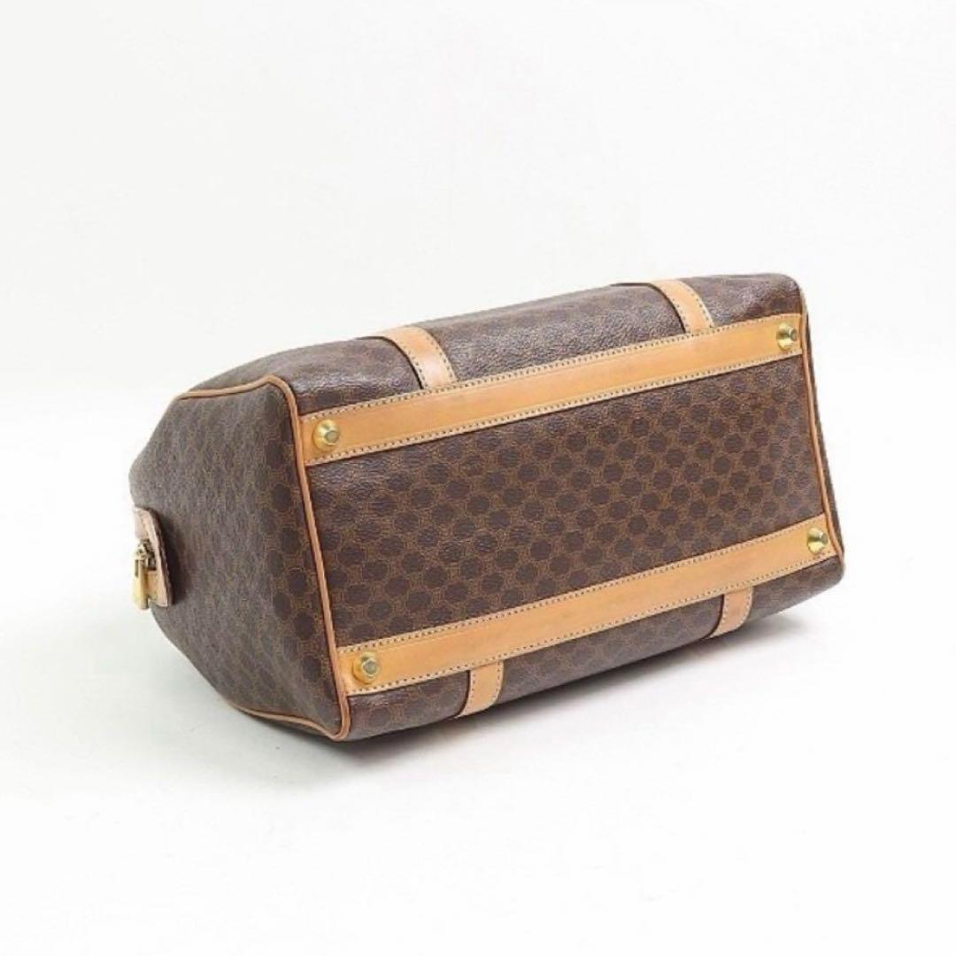 CELINE マカダム柄 ミニボストン ハンドバッグ