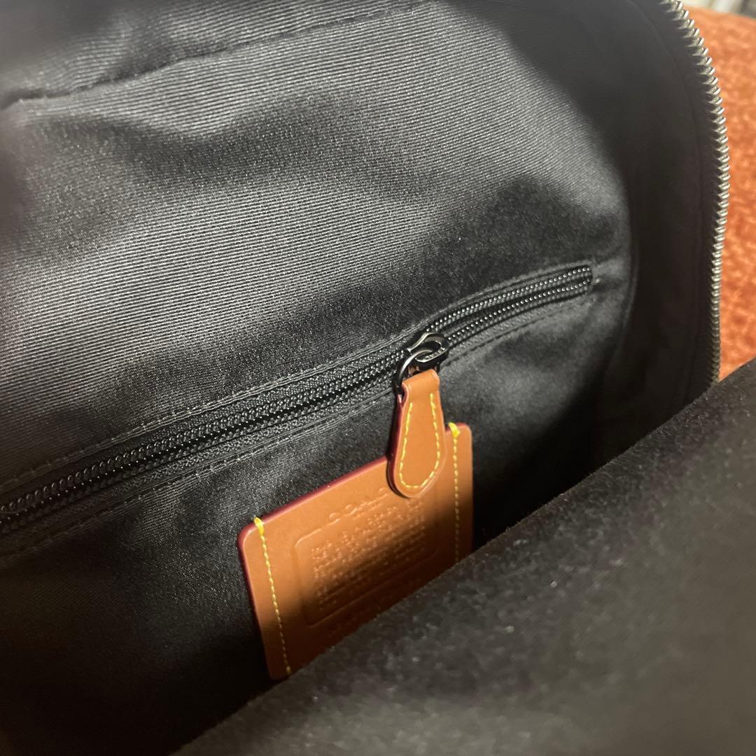 や*ー様 最終値下げコーチ　ネイビー ボディバッグ　牛皮