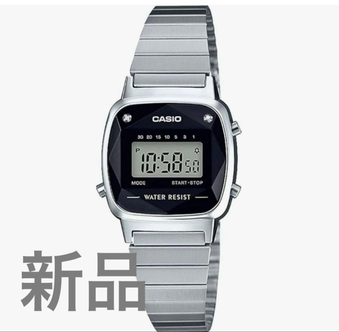 カシオ腕時計 天然ダイヤモンド　チープカシオ チプカシ デジタル LA670W