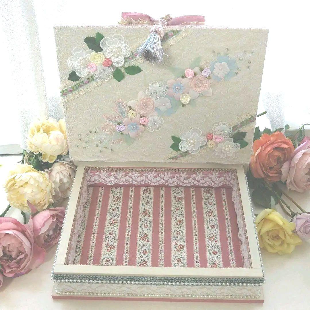 カルトナージュ　小物入れ　（ヴィクトリアン天使）A