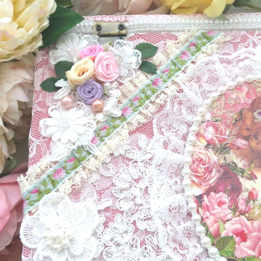 カルトナージュ　小物入れ　（ヴィクトリアン天使）A