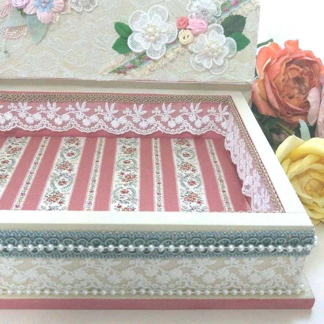 カルトナージュ　小物入れ　（ヴィクトリアン天使）A