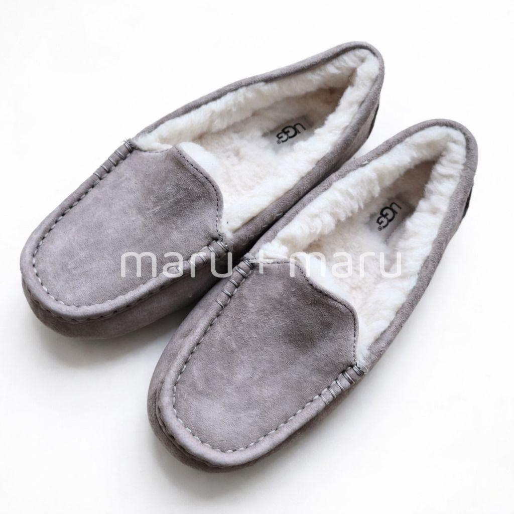 最終価格【UGG】モカシン グレー(グレージュ)24.0cm