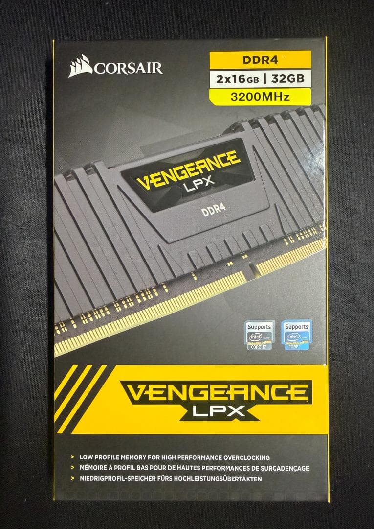 【メモリ】CORSAIR DDR4-3200MHz 32GB [16GB×2枚]